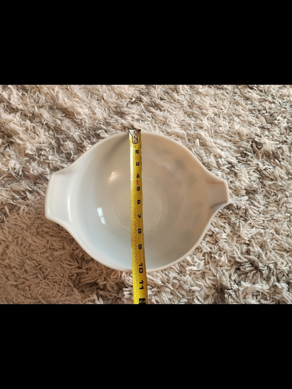 Rare Vintage Pyrex Early American Cinderella Ceramic Mixing Bowl - Picture 5 of 8
